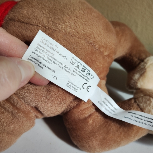 DK Donkey Kong Super Mario 2024 Nintendo  12" Collectible Plush Toy -Gamer Gift - Picture 6 of 6